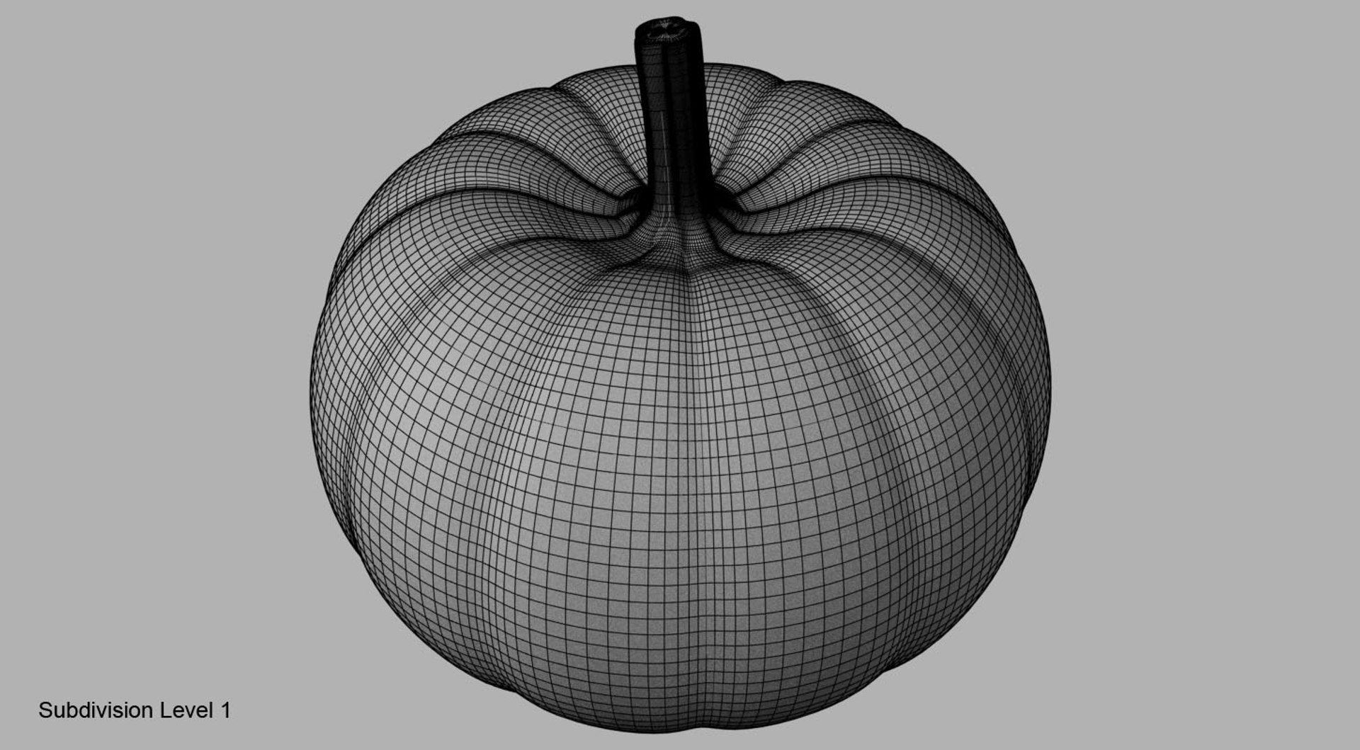 3d pumpkin model