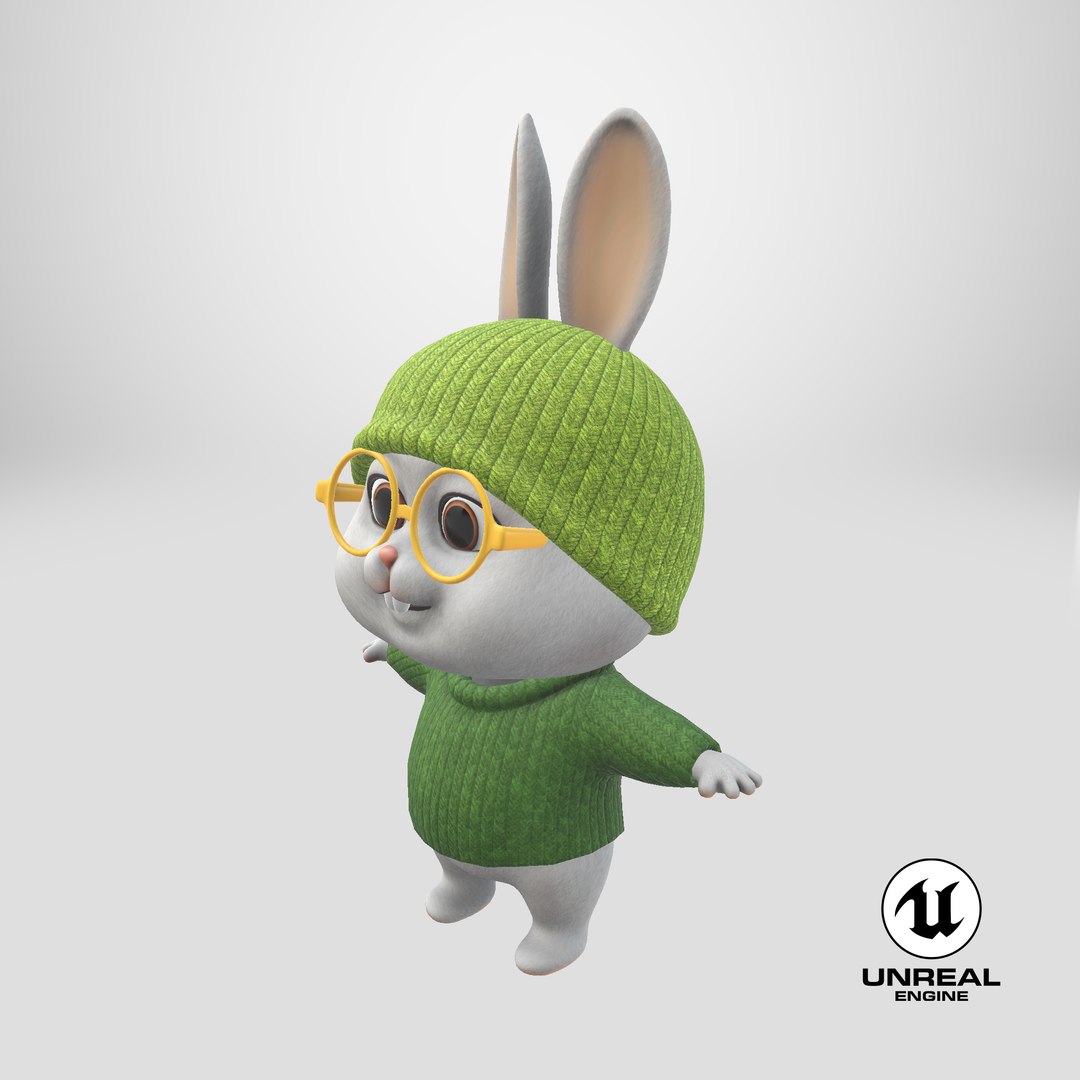 Cute Little Rabbit Cartoon model https://p.turbosquid.com/ts-thumb/Ig/8hcxaD/AV/stemcell_unreal_render/png/1723560866/1920x1080/fit_q87/7ac03de6177d1d01b4728222824e7fe035d95e4b/stemcell_unreal_render.jpg