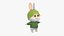 Cute Little Rabbit Cartoon