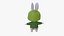 Cute Little Rabbit Cartoon