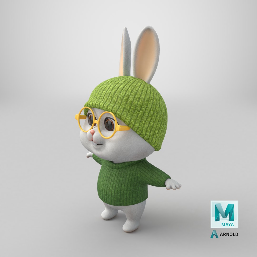Cute Little Rabbit Cartoon model https://p.turbosquid.com/ts-thumb/Ig/8hcxaD/cb/stemcell_maya_arnold_render/png/1723560854/1920x1080/fit_q87/182e59119977a4252f91e410e2f874a0fcf9be3f/stemcell_maya_arnold_render.jpg
