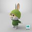 Cute Little Rabbit Cartoon