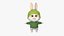 Cute Little Rabbit Cartoon
