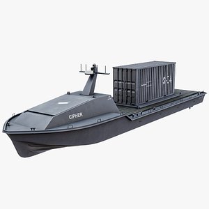 Cipher Saronic - Unmanned Robotic Autonomous Surface Vessel PBR