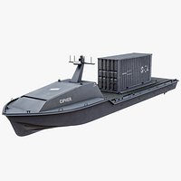 Cipher Saronic - Unmanned Robotic Autonomous Surface Vessel PBR