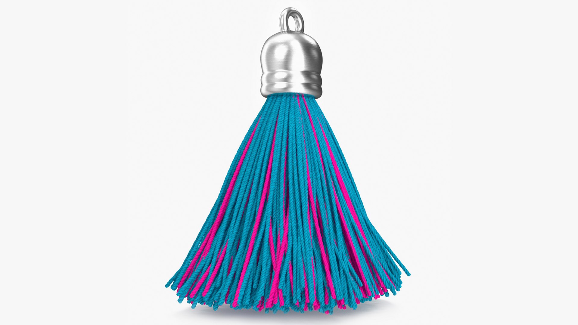 3D model Metal Cap Yarn Tassel Multicolor TurboSquid 2176795