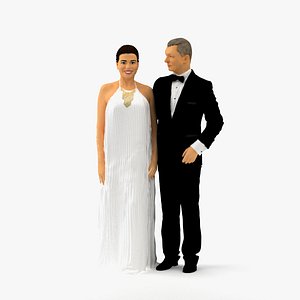 3D scanned realistic human