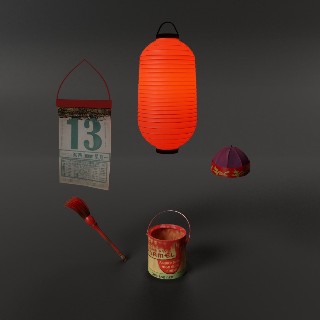 Props Restaurant Chinese 3D - TurboSquid 1344859