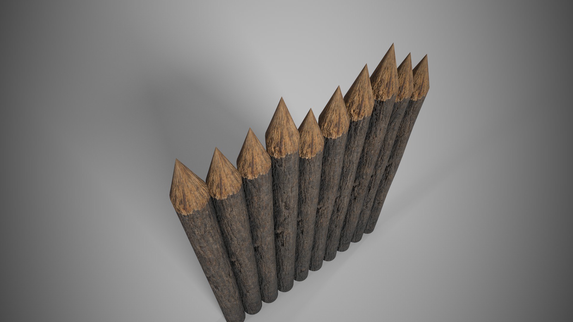 Log Wall 3D Model - TurboSquid 2366224