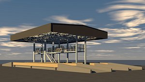Truck weight scale station 24i13