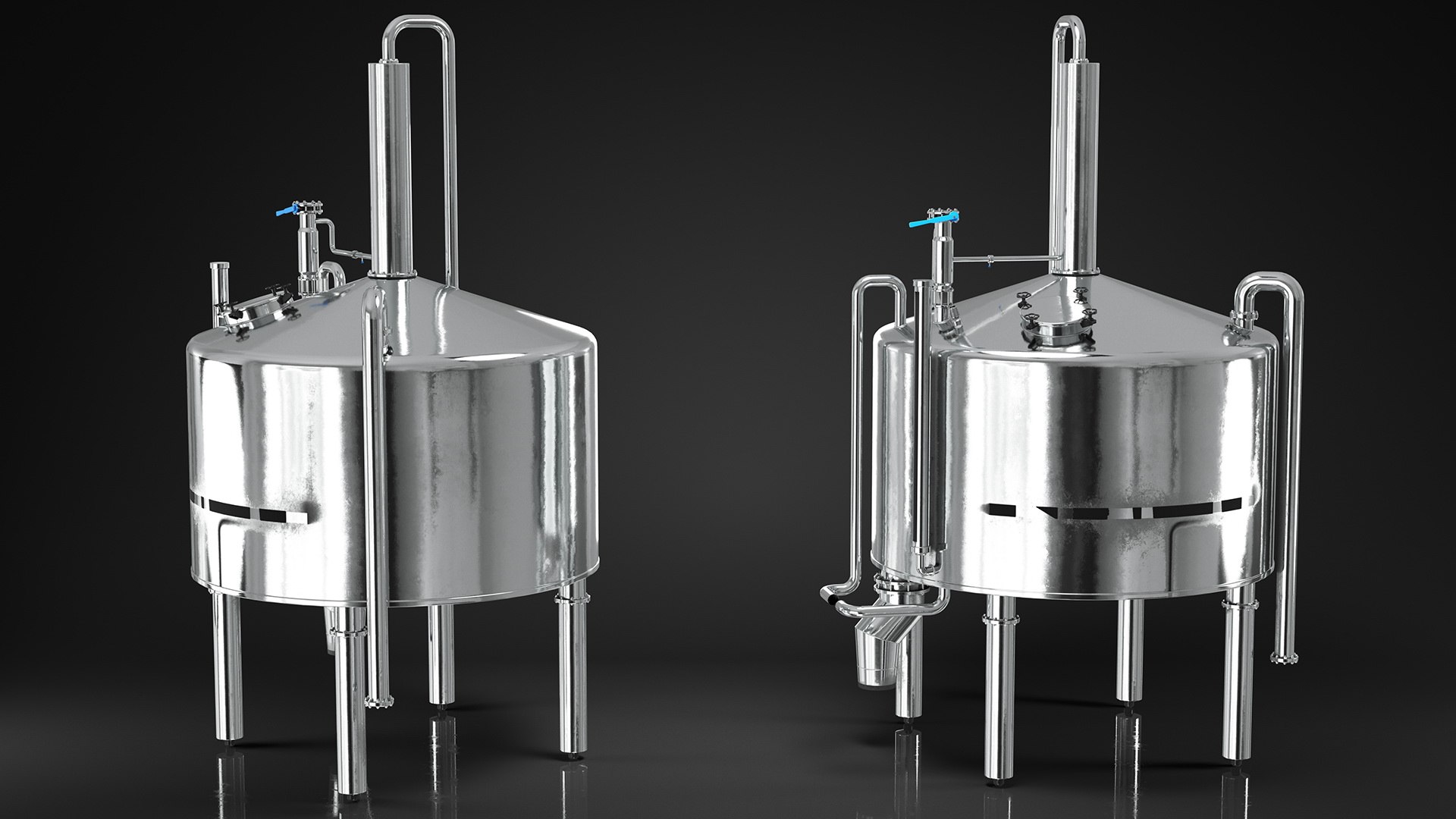 Distillation Tank 3D Model - TurboSquid 1633909