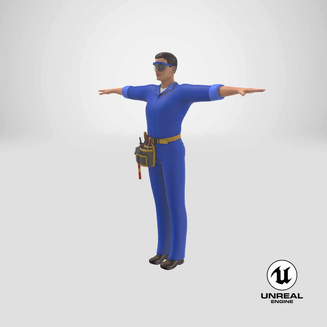 electrician t-pose electric 3D model https://p.turbosquid.com/ts-thumb/Ig/QGSE46/7X/stemcell_unreal_render/png/1620653614/1920x1080/fit_q87/d56b5a3954c1e9c63f4b2cf1bddf2e0a44da7bbc/stemcell_unreal_render.jpg
