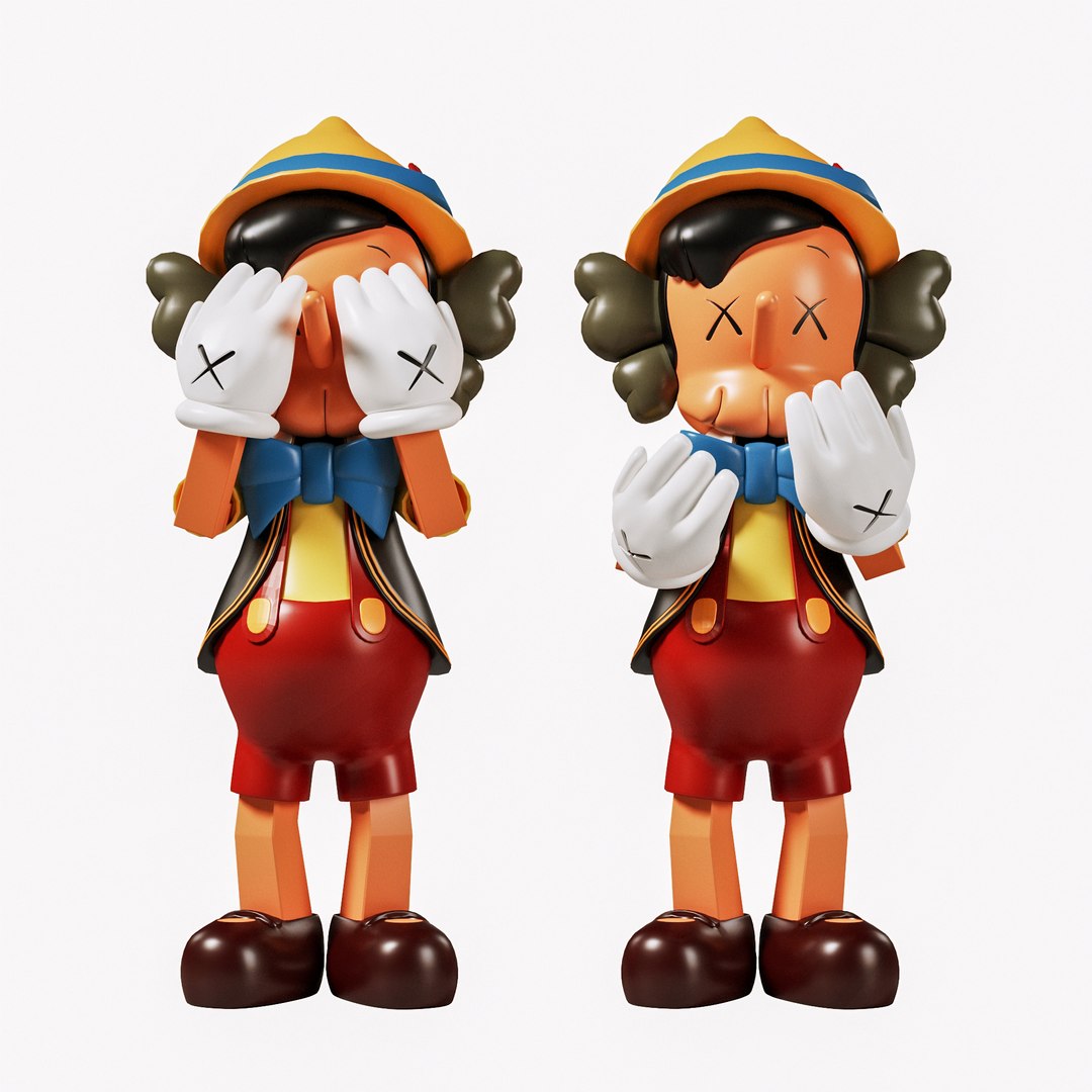 Kaws Toys 09 3D Model TurboSquid 1776827