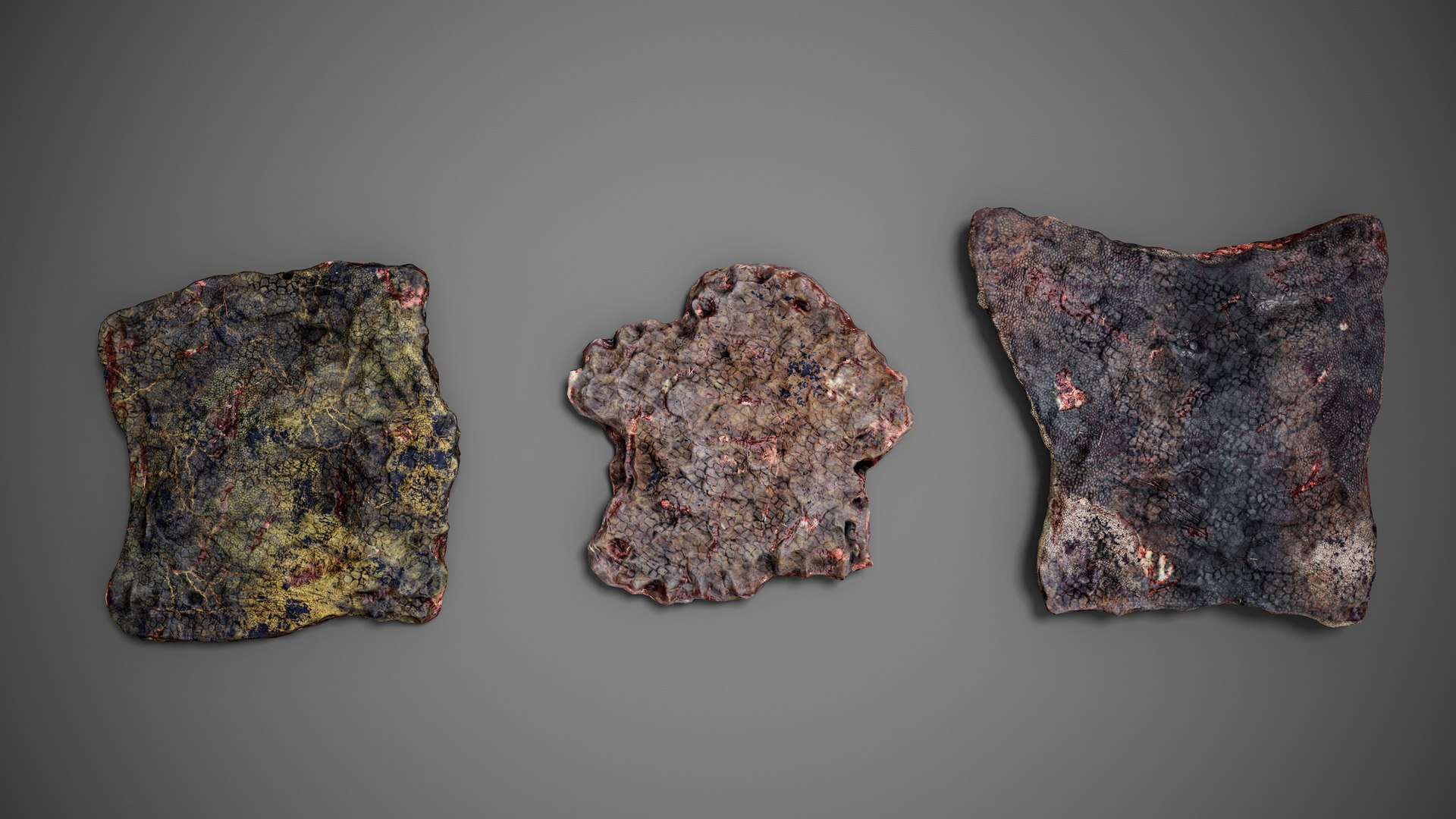 Dinosaur Hide Loot Props model https://p.turbosquid.com/ts-thumb/Ig/T9HUZz/Ps/dinobones_maincamera2_002/png/1785914068/1920x1080/fit_q87/c77de45396d33ec0dc95d43d783a9d6177855ac9/dinobones_maincamera2_002.jpg