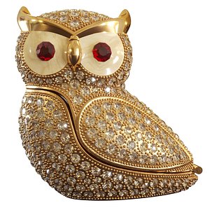 3D owl diamonds toy