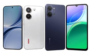 Xiaomi REDMI Turbo 5 White And Vivo Y05 Voyage Black