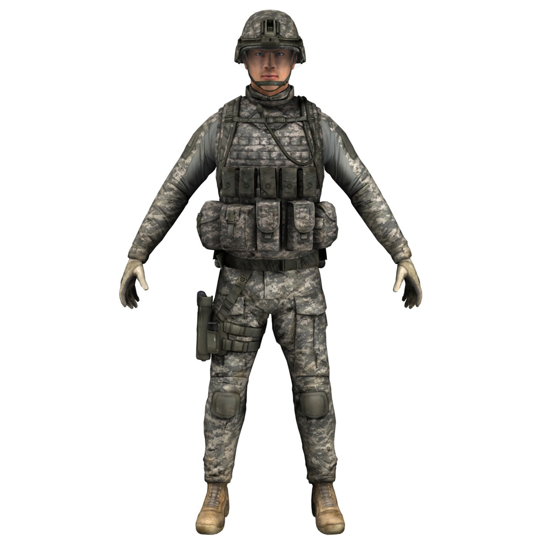 Soldier 3d model