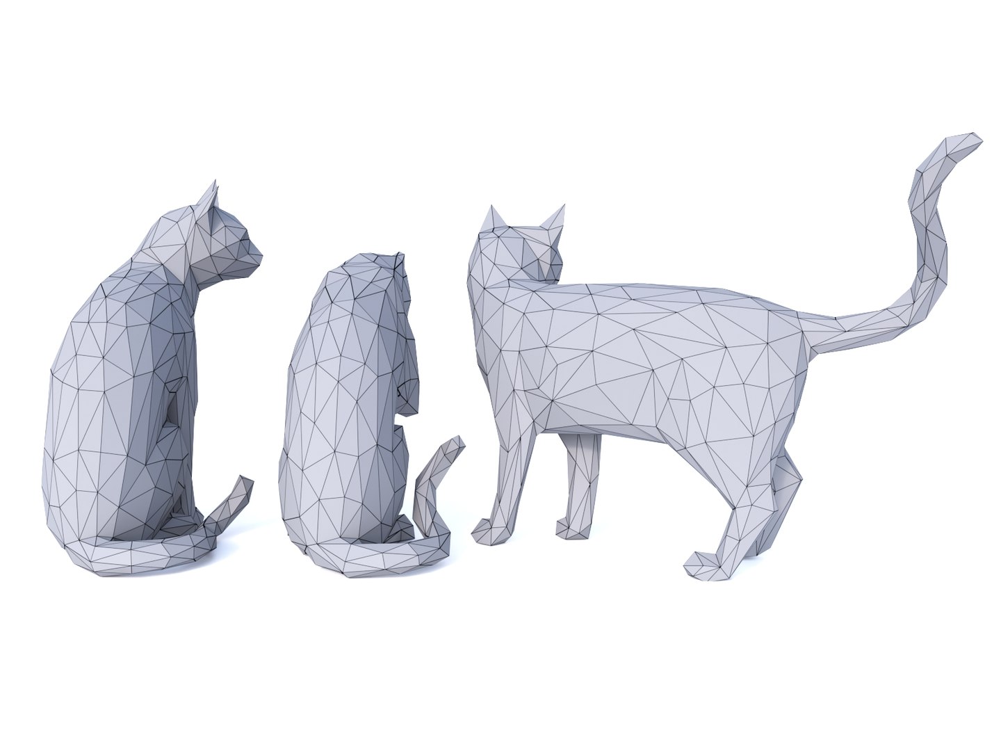 3D Cats Model - TurboSquid 1281504