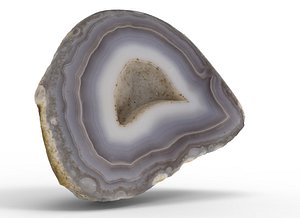 3d scan Agate gem