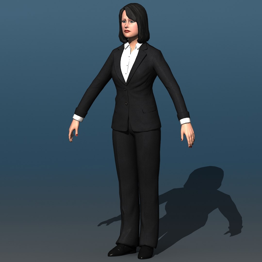 3d Model Resolution Human Female