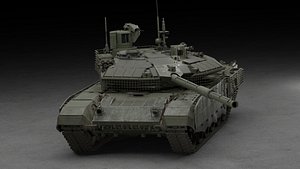 3D Tank T-90M 3D model model