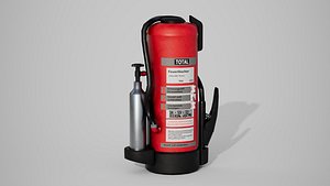 3D model Fire Extinguishe Pack