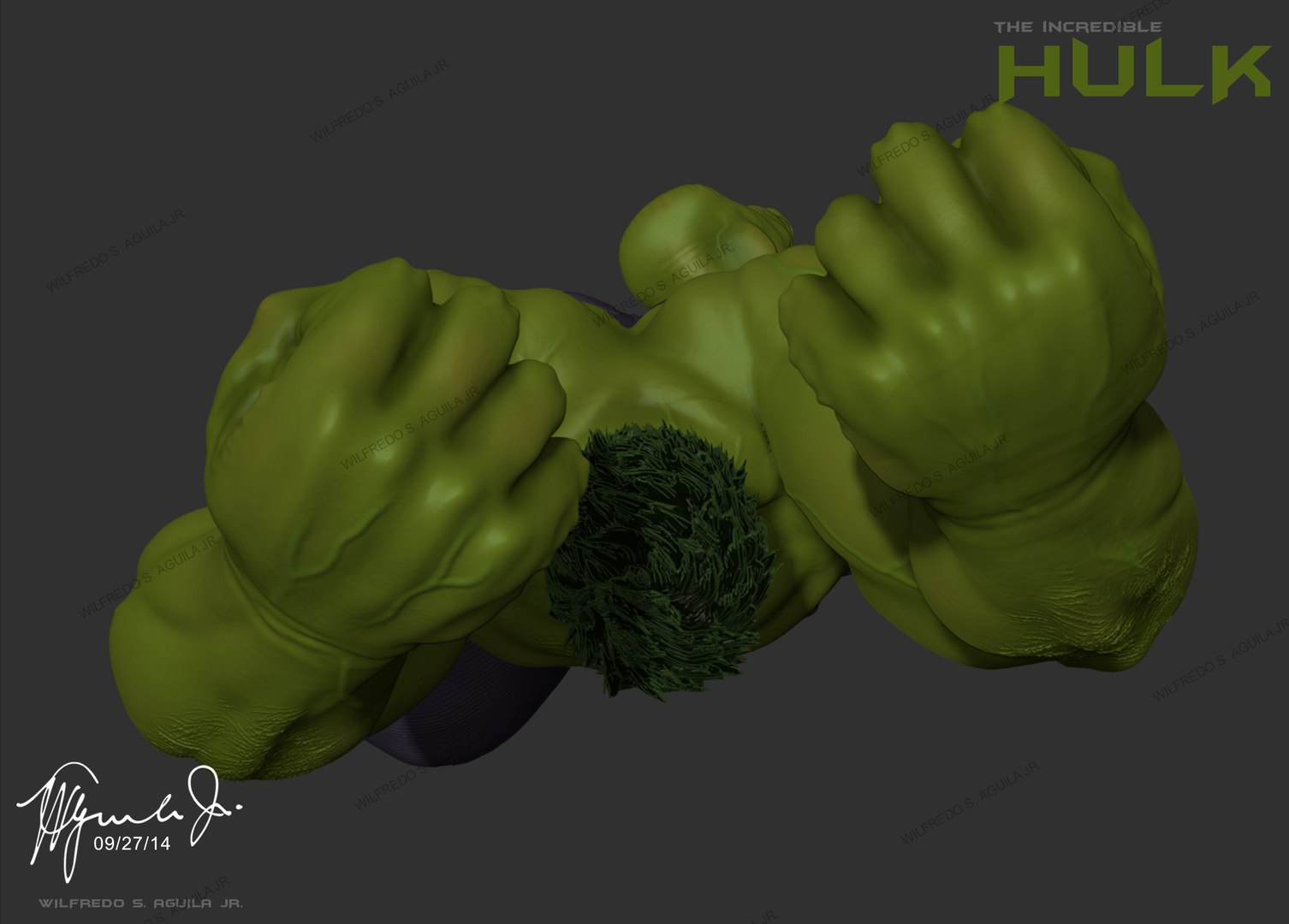 incredible hulk mark ruffalo 3d model