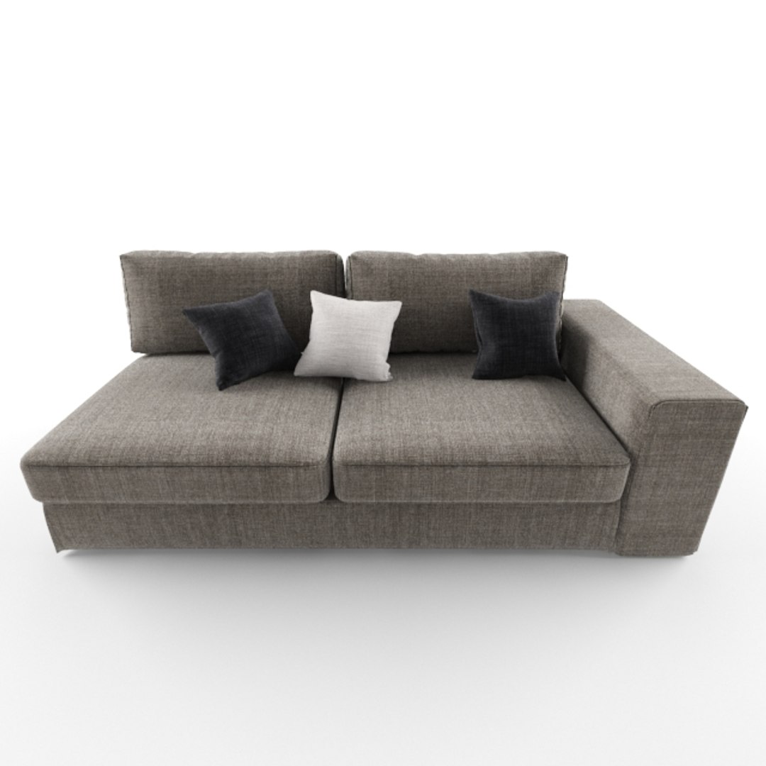 3d Model Of Family Sofa