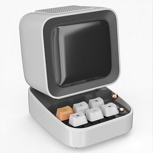 Bluetooth Speaker with Mechanical Keys White