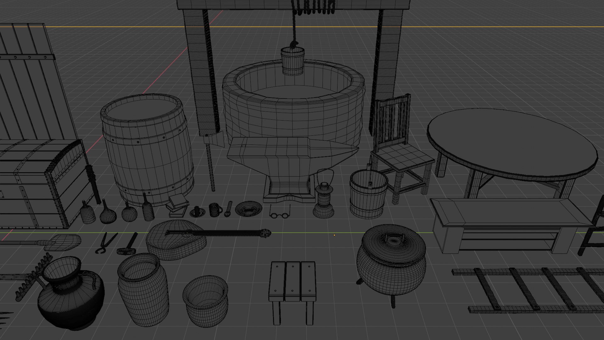 3D Medieval Item Pack Model - TurboSquid 2098941