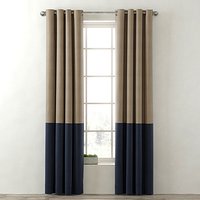 COLORBLOCK COTTON CANVAS DRAPERY PANEL