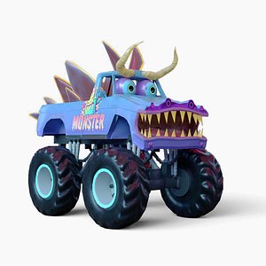 3D Monster Truck Beast model