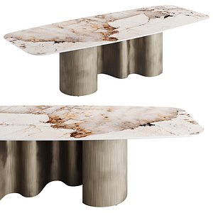 Cattelan PAPEL CORCOVADO Dining Table 3D model