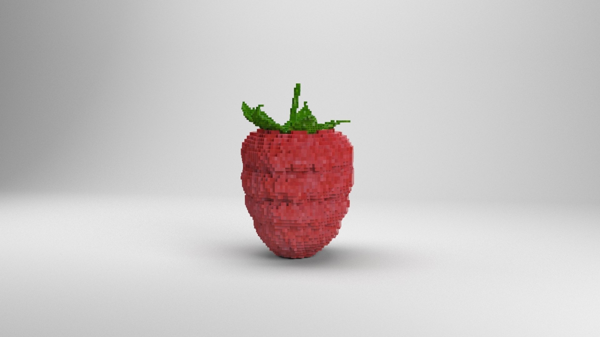 Voxel Raspberry 3D Model - TurboSquid 1287466