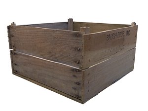 realistic wooden crate 3d max