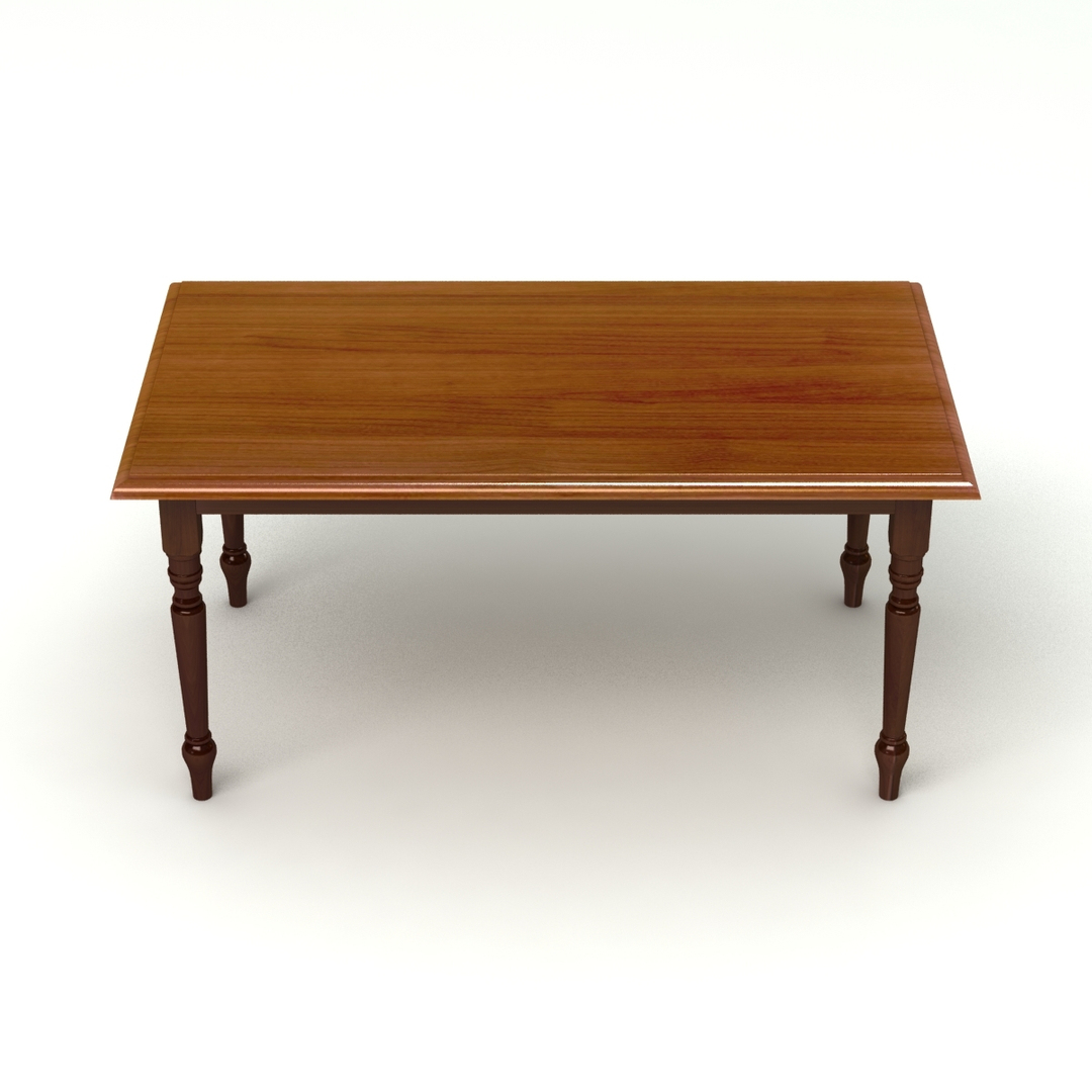 3d Table Dining Model