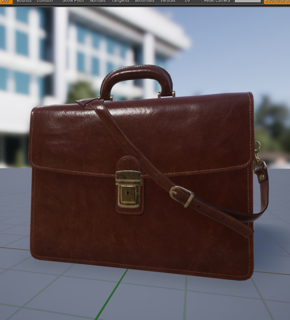 leather briefcase 3D model https://p.turbosquid.com/ts-thumb/Ih/BEE3Px/M0nYhH55/leather_briefcase_ue4/png/1542017138/1920x1080/fit_q87/811bc877577ef34acdcba6d067c601a328dff979/leather_briefcase_ue4.jpg