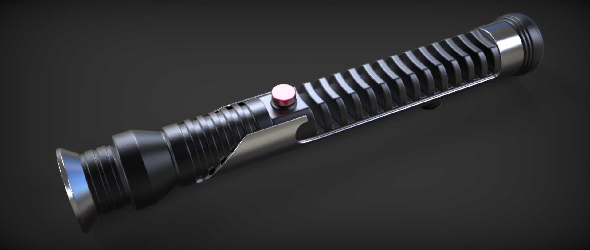 3d jedi quigon jinn lightsaber model