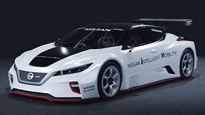 2018 Nissan LEAF Nismo RC Concept 3D Model  Electric Racing Revolution