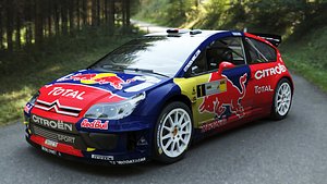 3D 2008 Citroen C4 WRC  3D Cars