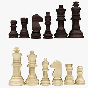 Xadrez para três jogadores Modelo 3D $49 - .3ds .blend .c4d .fbx