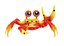 Johnson fresh water crab animated low poly toon