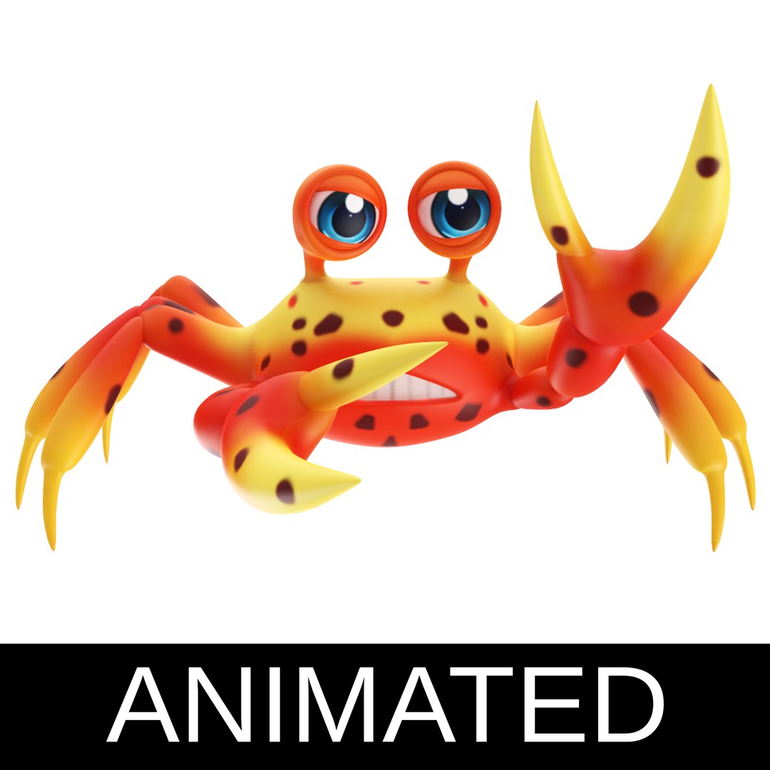 johnson fresh water crab toon 3D model https://p.turbosquid.com/ts-thumb/Ih/SYUPbS/afvhtY4X/main2/jpg/1594818174/1920x1080/fit_q87/dcf2c11885c78a0fb83c3e61bfa5af16be1971df/main2.jpg