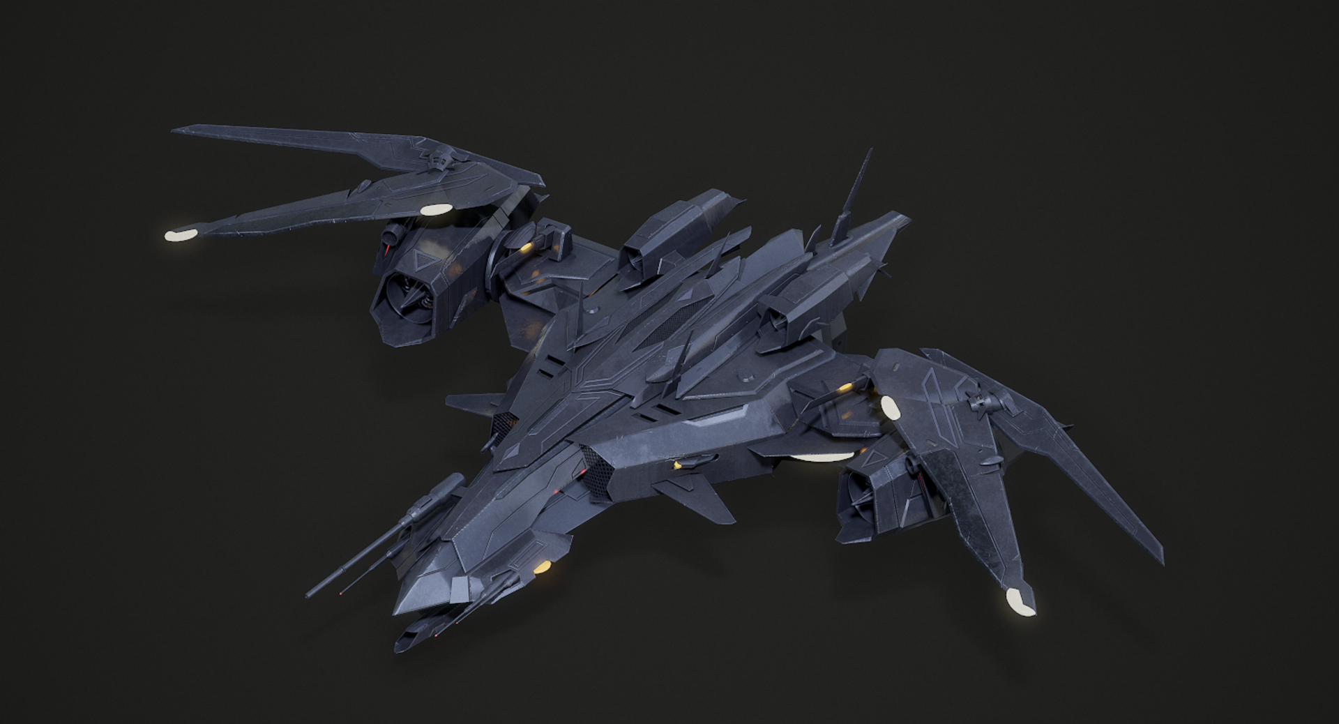 Sci-fi Fighter Drone 3D Model - TurboSquid 1379460