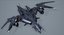 sci-fi fighter drone 3D model