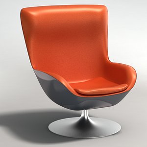3d model realistic armchair