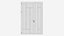 Aluminium door 203 3D model