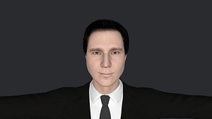 3D Paul Dano Hyper Realistic Full Body Fully Rigged 3D Character