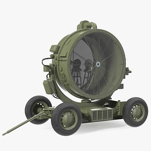 New Anti Aircraft Searchlight with Wheels