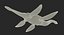 3d model plesiosauria marine reptile dinosaur